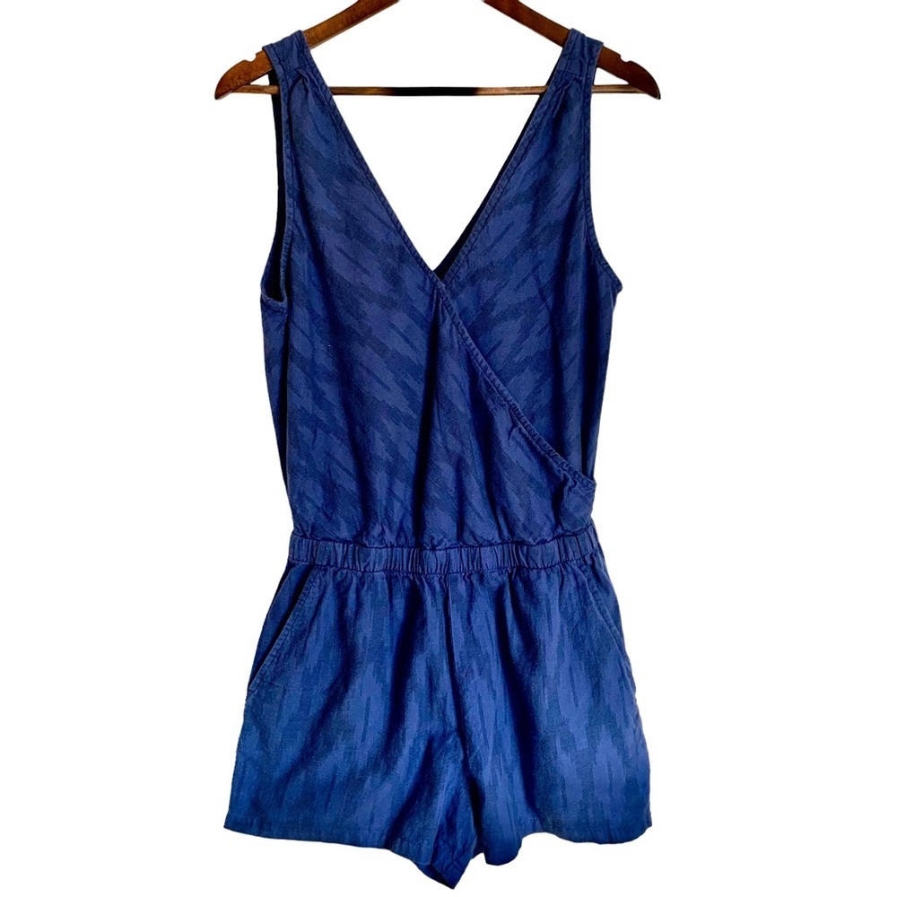 PrAna Women’s 100% Organic Cotton EUC Sleeveless Shortalls/Romper Sz S